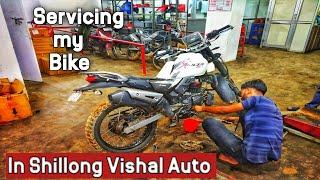Servicing my Hero Xpluse || 200bs6 in || Shillong Vishal Auto Service center