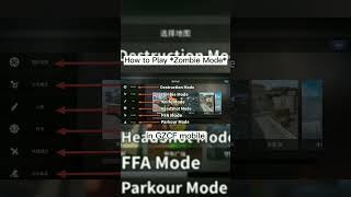 Tutorial how to play Zombie Mode in GZCF mobile #shorts #crossfire #fyp #tutorial