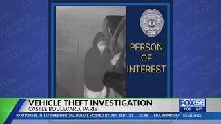 Paris police searching for unidentified 'person of interest' accused of stealing vehicle on Castle B