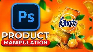 Creative poster design in photoshop -   product manipulation photoshop tutorial