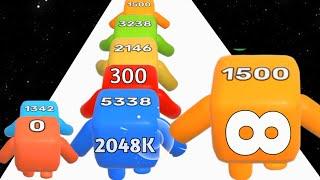 Level Up Numbers (vs) Layer Man - All Level Gameplay (Freeplay, Math Game) New Update