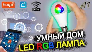 #11 УМНЫЙ ДОМ TUYA wifi / LED RGB ЛАМПА AVATTO  с aliexpress