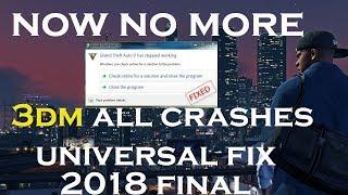 GTA 5 all crashes fixed 3dm cracks universal fix 2018 in hindi