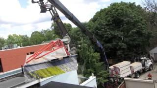 How We Deliver Drywall To The Top Floor Using A Boom Truck