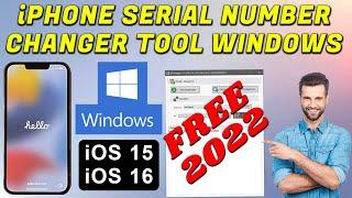 iPhone Serial Number Change Windows Tool Bypass Hello Screen | How To Change SN iCloud Bypass 2022