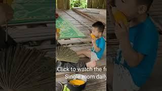 raising children alone #shorts #singlemomdailylife