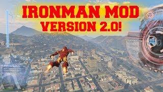 GTA 5 MODS! | IRONMAN MOD!! | VERSION 2.0!! (2.4b) | (GTA 5 Mods Gameplay)