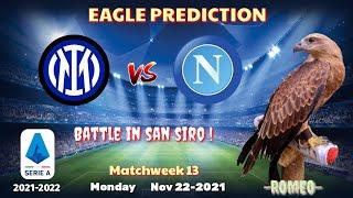 Inter Milan vs Napoli || Serie A 2021/22 || Eagle Prediction