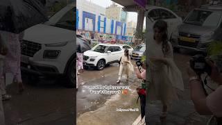 #saraarfeenkhan At Gurdwara for #mannarachopra fater prayer meet  #ytshorts #trendingshorts#shorts
