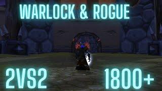 Warlock TBC classic Arena 2vs2 1800+ PvP Saison 1