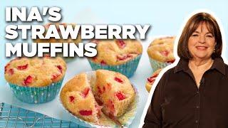 Ina Garten's Strawberry Muffins | Barefoot Contessa | Food Network