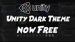 How To Get Unity Dark Theme for Free