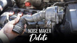 VW MK6 GTI Noise Maker Pipe Delete How to Remove Noise Pipe 2010-2014