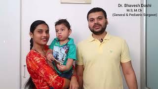 Undescended testes treatment by Orchiopexy in 1 yr old child  Dr. Bhavesh Doshi, Pediatric Surgeon