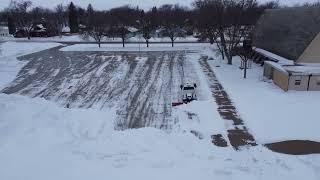 Snow removal with Boss 180z