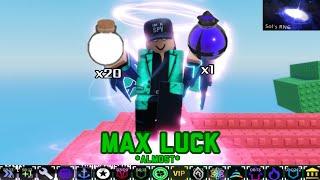 Using 20 Heavenly Potion 2s & 1 Oblivion Potion with Max Luck | Roblox: Sol's RNG