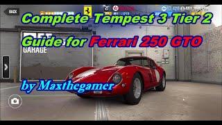 CSR2|CSR Racing 2 Tempest 3 Tier 2 Guide for Ferrari 250 GTO