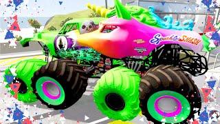 Monster Jam | Monster Trucks | High Speed Monster Jam Crashes, Freestyle, & Racing #84