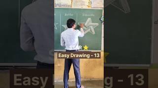 STAR Easy Drawing Simple to hard | Best drawing with easy steps | easy Drawing for kids #drawing