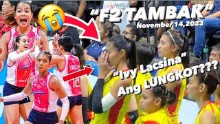 F2 hindi KINAYA ANG CREAMLINE|Grabe talaga ang galing ng CCS|November 14,2023#creamline #ccs