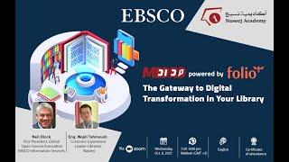 MEDAD powered by FOLIO The Gateway to Digital Transformation in Your Library Webinar