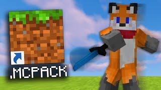 This pack makes PvP 10x smoother... (Minecraft Bedrock)