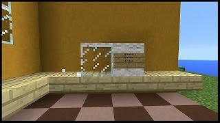 Minecraft pe : How to make a microwave