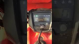 Honda 420 oil change light reset