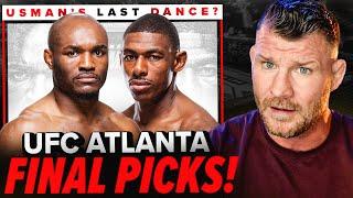BISPING picks UFC Atlanta: Usman vs Buckley | FINAL PREDICTIONS