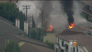 3-Alarm Blaze Rips Through Arcadia Apartment Complex