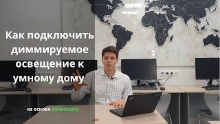 Как сделать диммируемое освещение в Умном Доме на оборудовании Wiren Board? Схема подключений