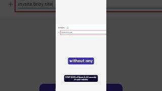 ️ STOP 100% of Spam in 60 seconds on your Website  #brizy #recaptcha