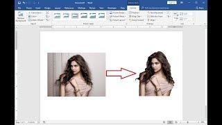 Super Easy Remove Picture Background in MS Word