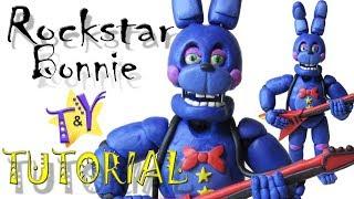 Как слепить Рокстар Бонни ФНАФ 6 из пластилина Туториал Rockstar Bonnie FNAF 6 Tutorial