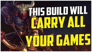 THIS BUILD WILL CARRY ALL YOUR GAMES! HACHIMAN RANKED SMITE S10