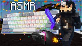 [240 FPS] Keyboard + Mouse ASMR Sounds | Minecraft Bedwars