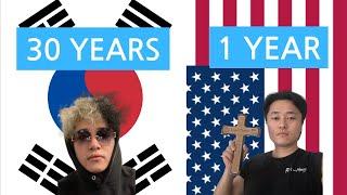 30 Years In South Korea VS 1 Year in USA