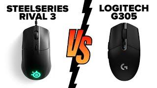 SteelSeries Rival 3 vs Logitech G203 LIGHTSYNC - Which Mouse is Better ?