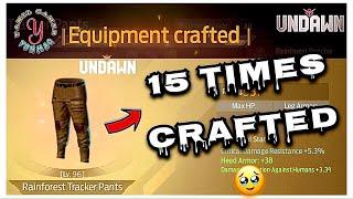 Rainforest TRACKER PANTS GOLD CRAFTED #undawngame #undawnglobal #undawnindia #undawntamil