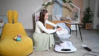 Как собрать и разобрать качель 4moms MamaRoo 4.0