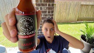 This kid dies trying the hot sauce challenge