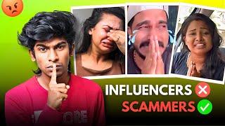 INFLUENCERS SCAM  REACTION ||Edwin bcb