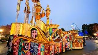 [4K] Magic Happens Parade Float Breaks Down! - Up Close Looks at Finale Float