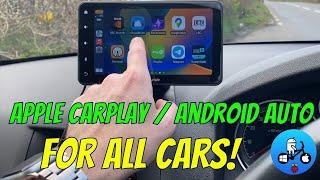 Apple CarPlay and Android Auto for any car! Carpuride W707 test.