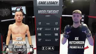 Josh Miskimmin vs Joe Hutchinson - Cage Legacy 13