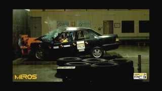 Old Proton Saga Crash Test