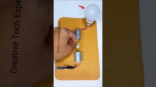  Free Power Electricity | Dc Motor #dcmotor #tech #shorts #experiments