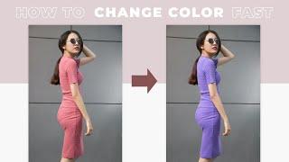 Как быстро поменять цвет объекта в Фотошопе? / How to change color in Photoshop fast?