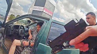 Houston Police Officers Shoot Suspect Who Reached For Gun