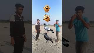 Spining aluo to,cowya,kobutor&tota,moyur and  four animal names funny short,vfx, magic video#viral #